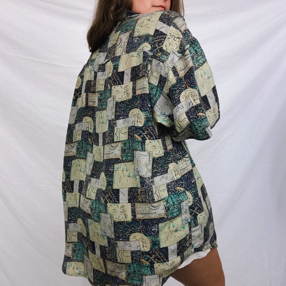 🍃 High Advantage silk button up 🍃 - Picture 5 of 11